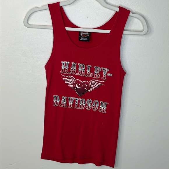 Harley-Davidson Tops - Vintage Y2k Harley Tank Top - Size Medium